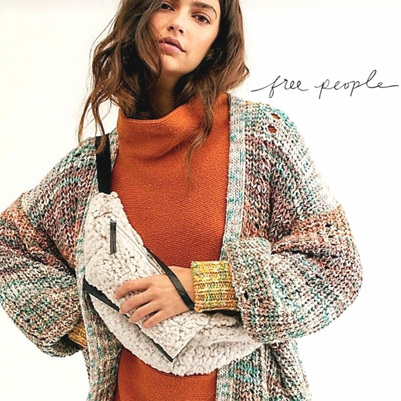 Free People Handbags - SOLD*FREE PEOPLE CozyUp Sherpa SlingBag FP.com